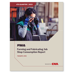 Forming and Fabricating Job Shop Consumption Report 4th Qtr. 2024
